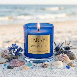 Jarabi Ocean Blue Soy Candle | Jarabi Store
